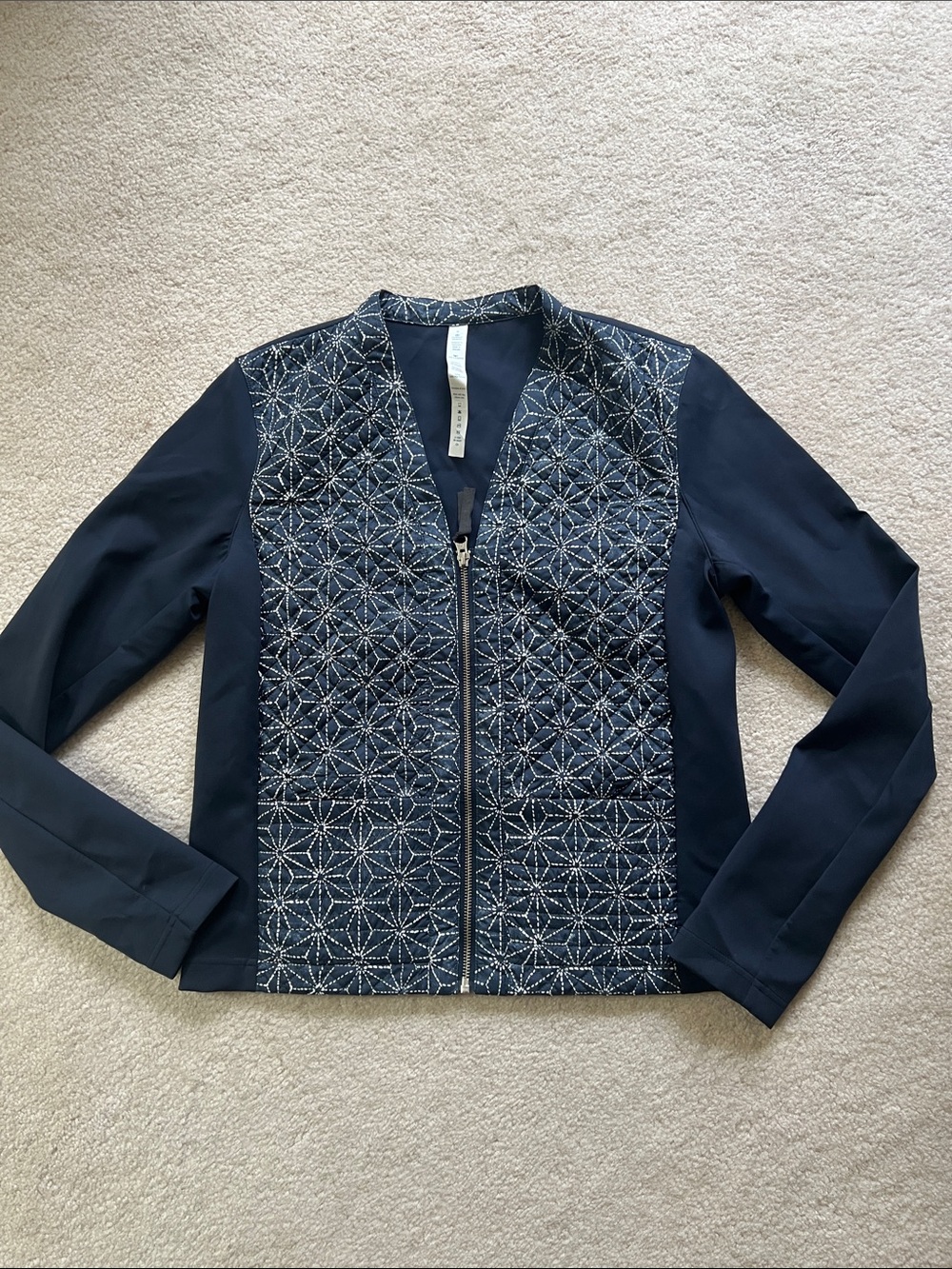 Lululemon Cardigan & Again Jacket - Exploded Sashiko Star Inkwell NWOT RARE HTF